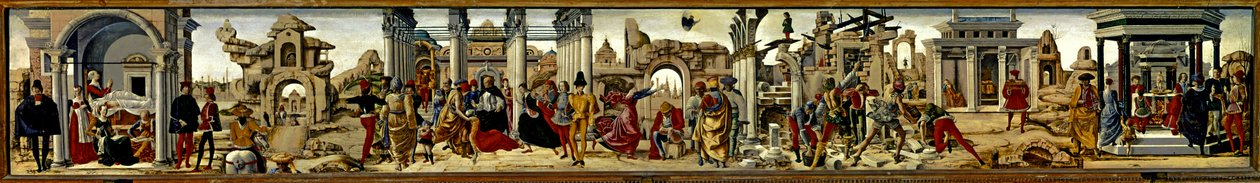 Miracles of Saint Vincent Ferrer by Ercole de Roberti