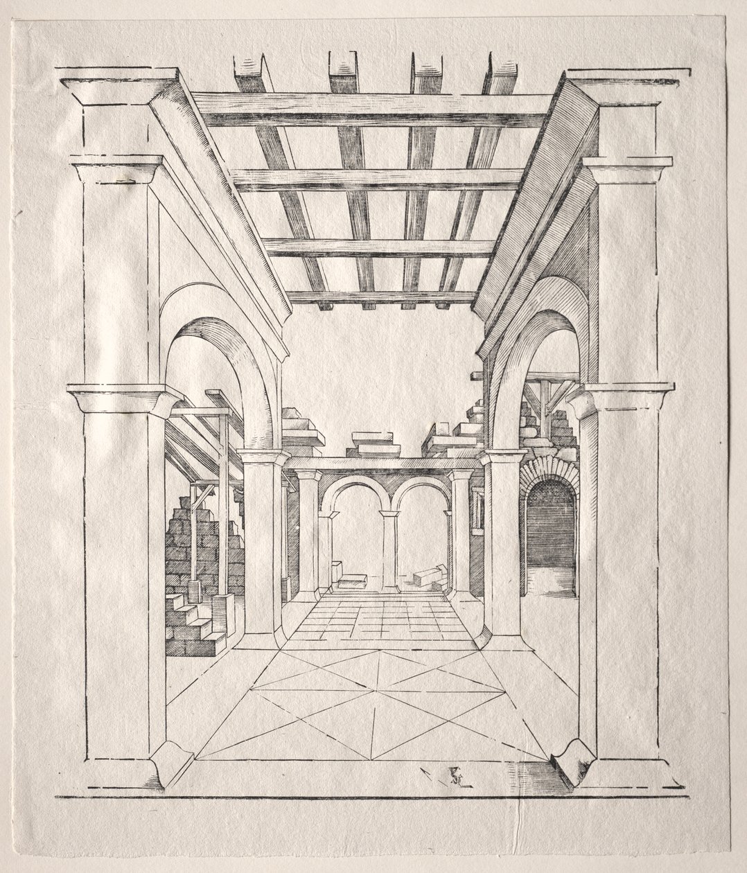 A Portico by Erhard Schon
