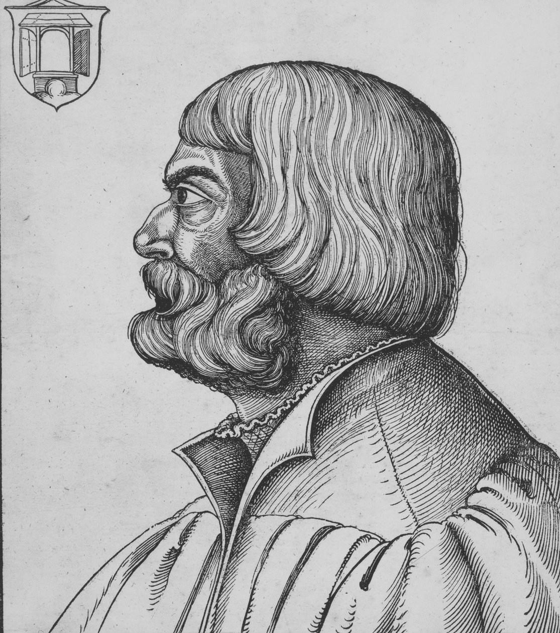Portrait of Dürer by Erhard Schon