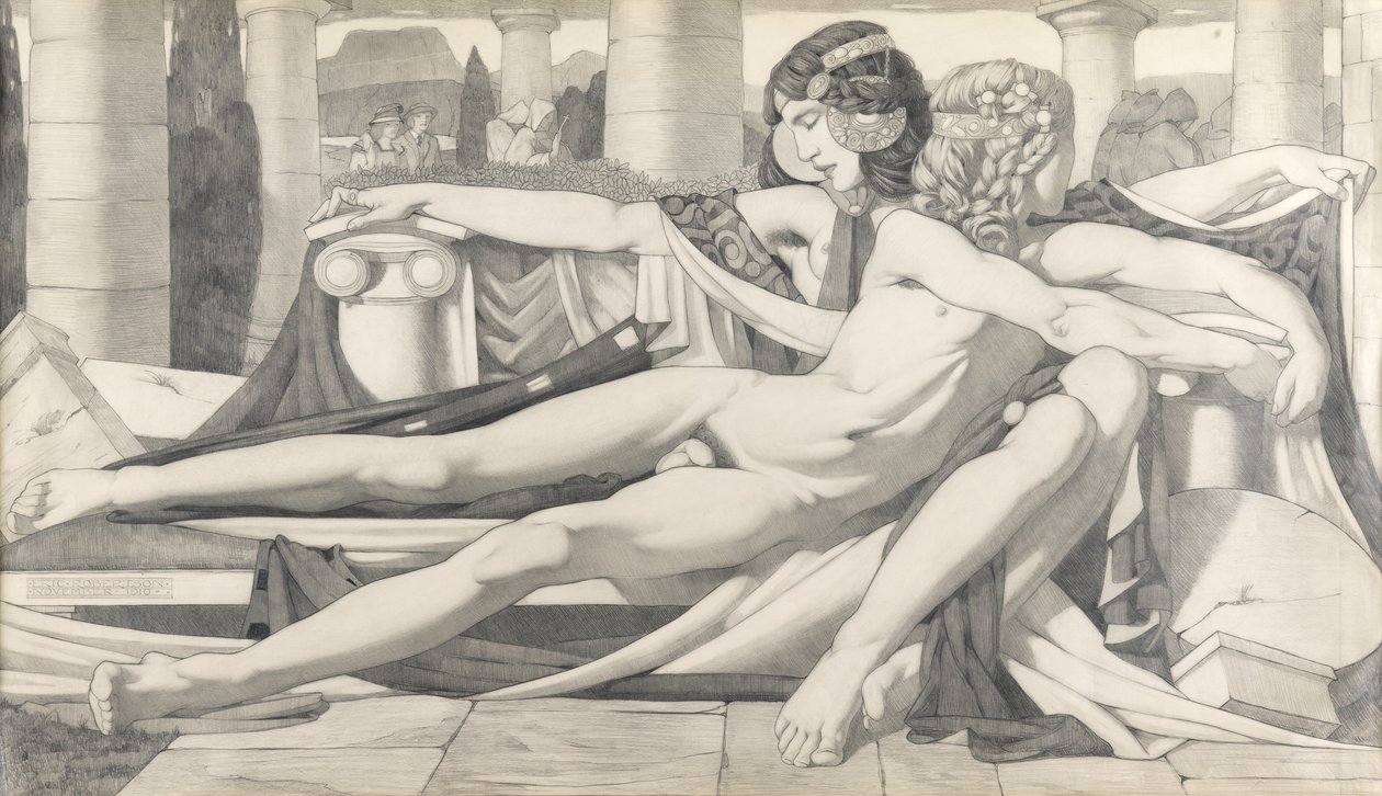 Eros and Aphrodite by Eric Harald Macbeth Robertson
