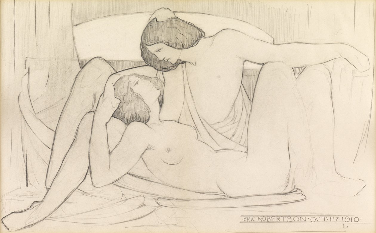 The Lovers by Eric Harald Macbeth Robertson