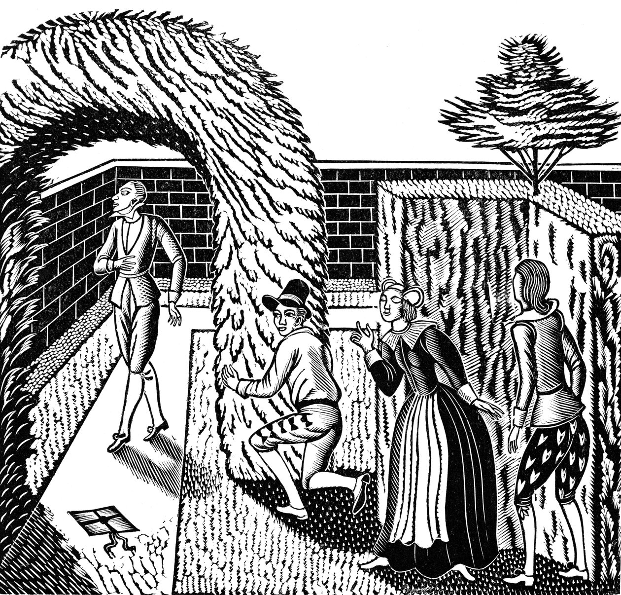 Twelfth Night by William Shakespeare by Eric Ravilious