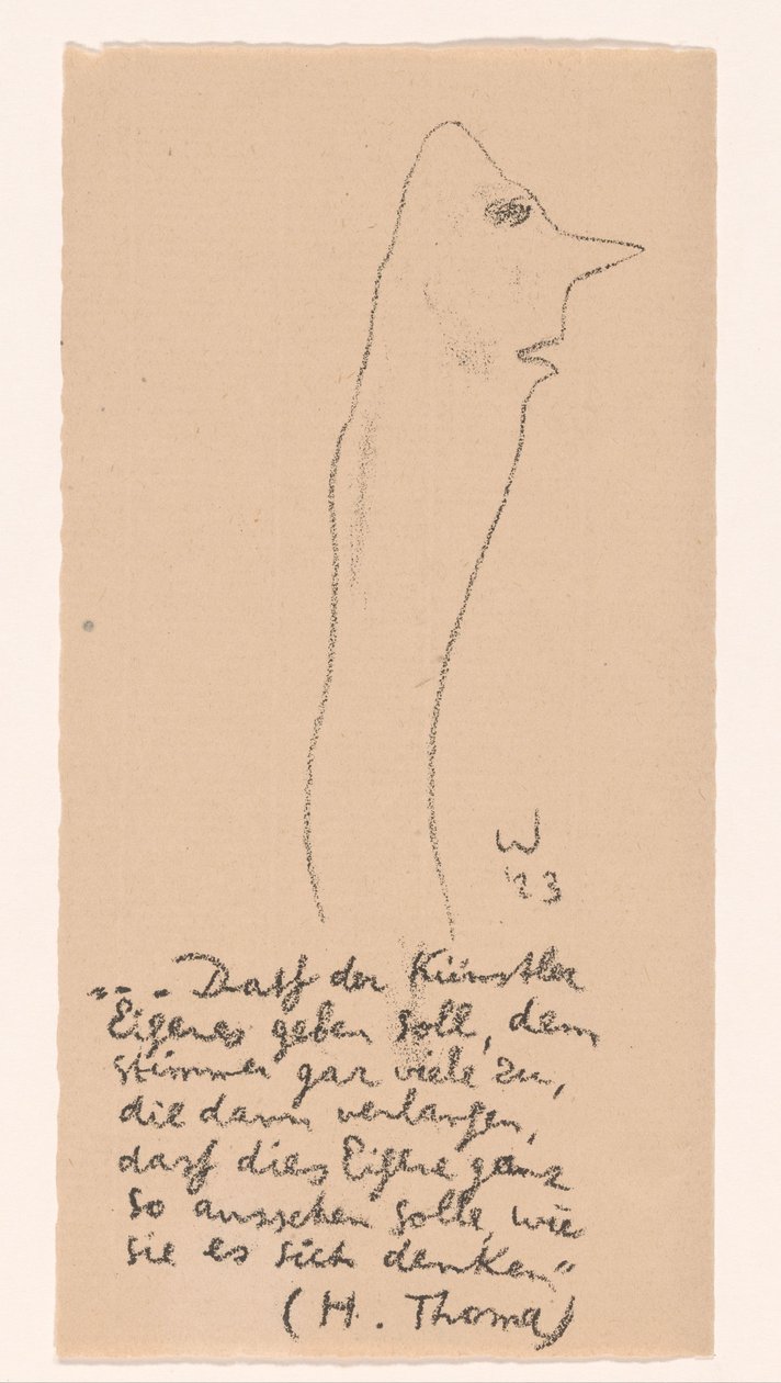 Caricature Figure by Erich Wichmann