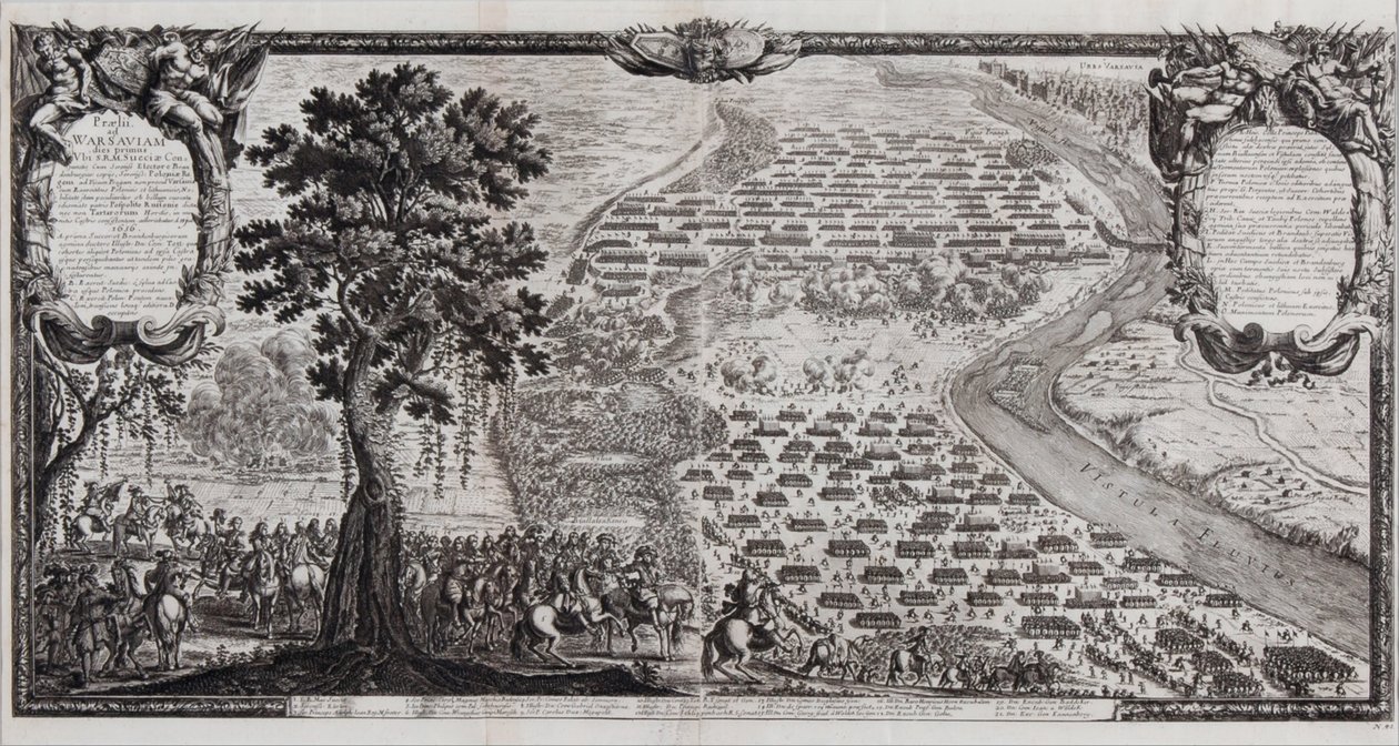 The Battle of Warsaw on July 1656 by Erik Dahlbergh