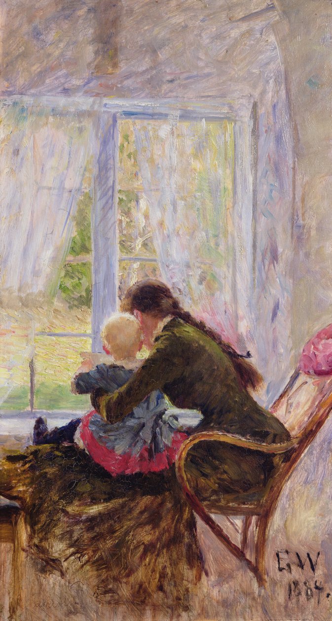 You and Bebe by Erik Theodor Werenskiold