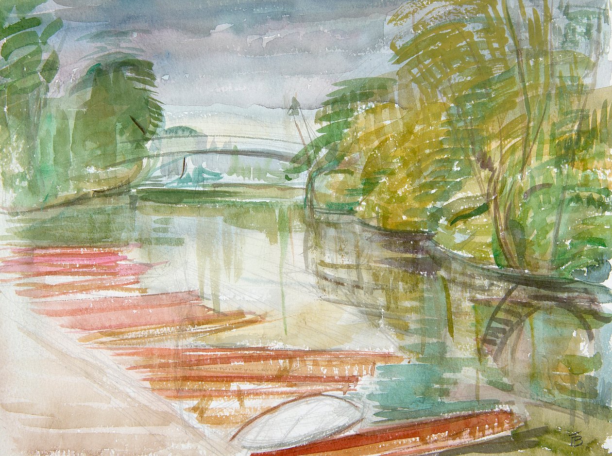 Punts on the Cherwell by Erin Townsend