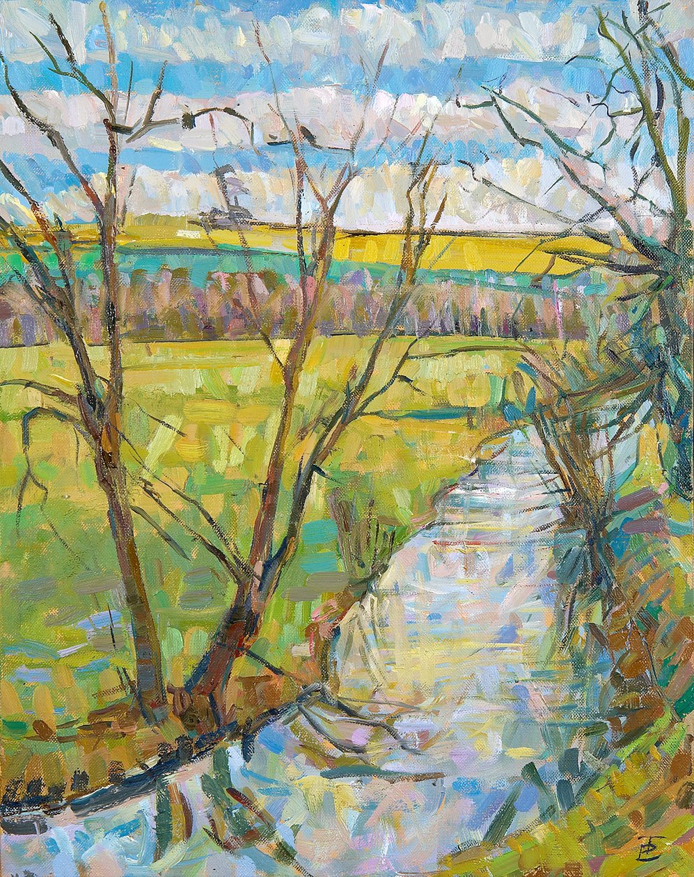 The Cherwell from Rousham II by Erin Townsend