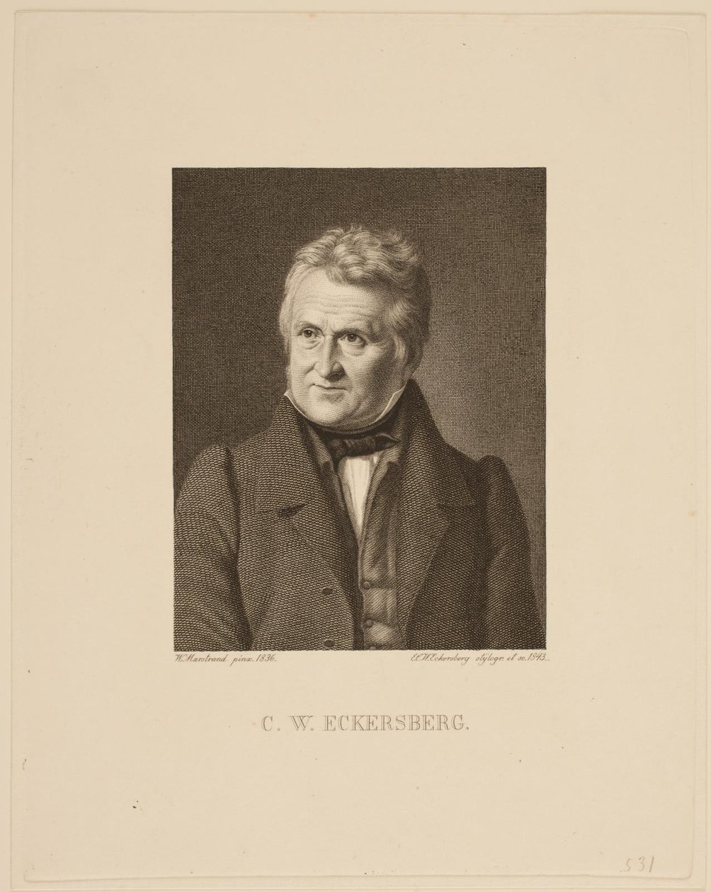 C. W. Eckersberg by Erling Eckersberg