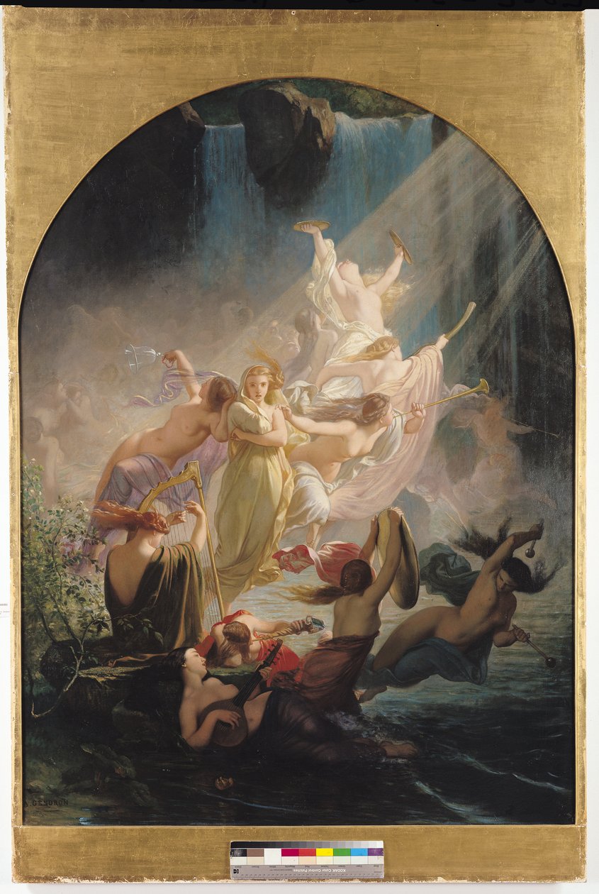 The Undines or, The Voice of the Torrent, 1857 by Ernest Augustin Gendron