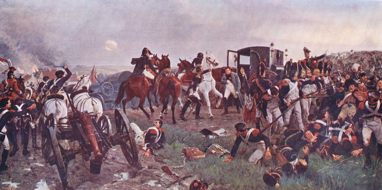 On the evening of Waterloo AD 1815 by Ernest Crofts