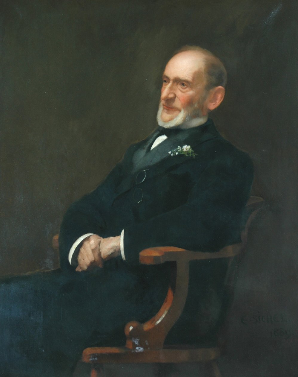 Sir Jacob Behrens, 1889 by Ernest Leopold Sichel