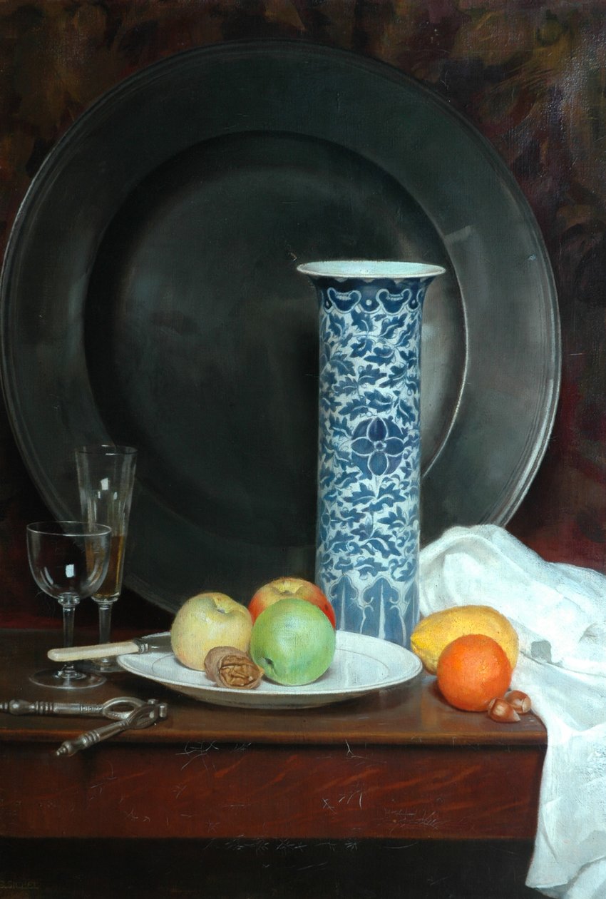 Still Life by Ernest Leopold Sichel