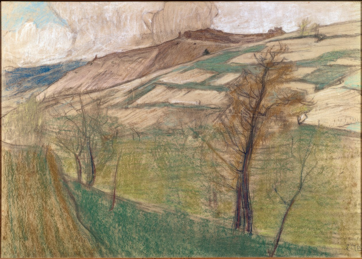 Landscape in the Surroundings of Savièse by Ernest Bieler