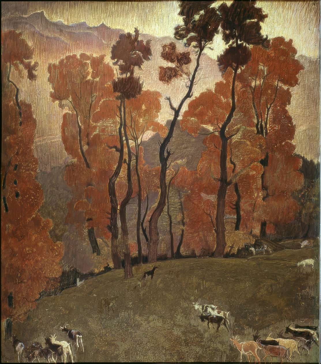 Valais Landscape by Ernest Bieler