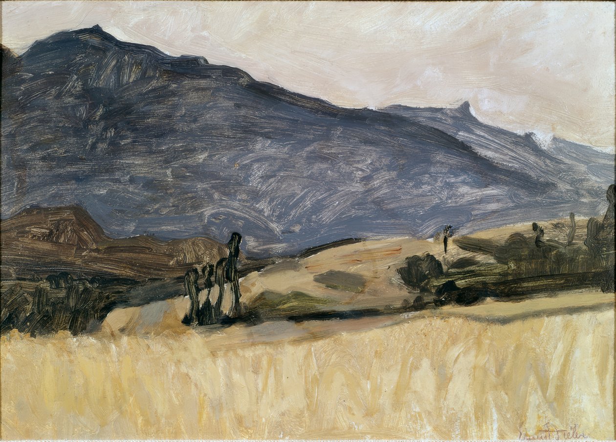 Valais Landscape by Ernest Bieler