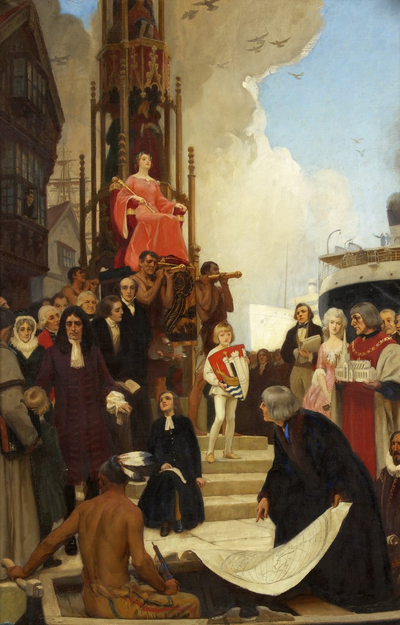 An Allegorical Picture of Bristol by Ernest Board