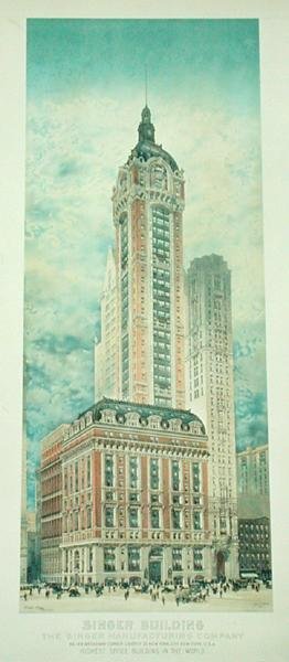 The Singer Building by Ernest Flagg