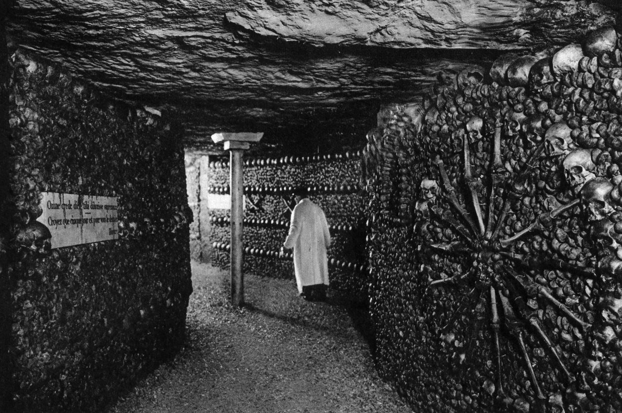 The Catacombs, Paris by Ernest Flammarion