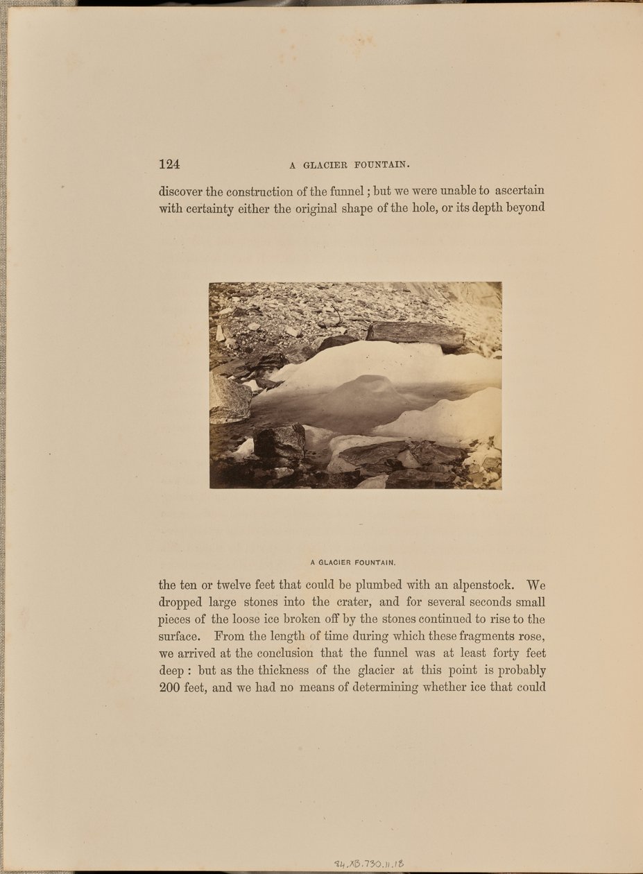 A Glacier Fountain by Ernest H. Edwards