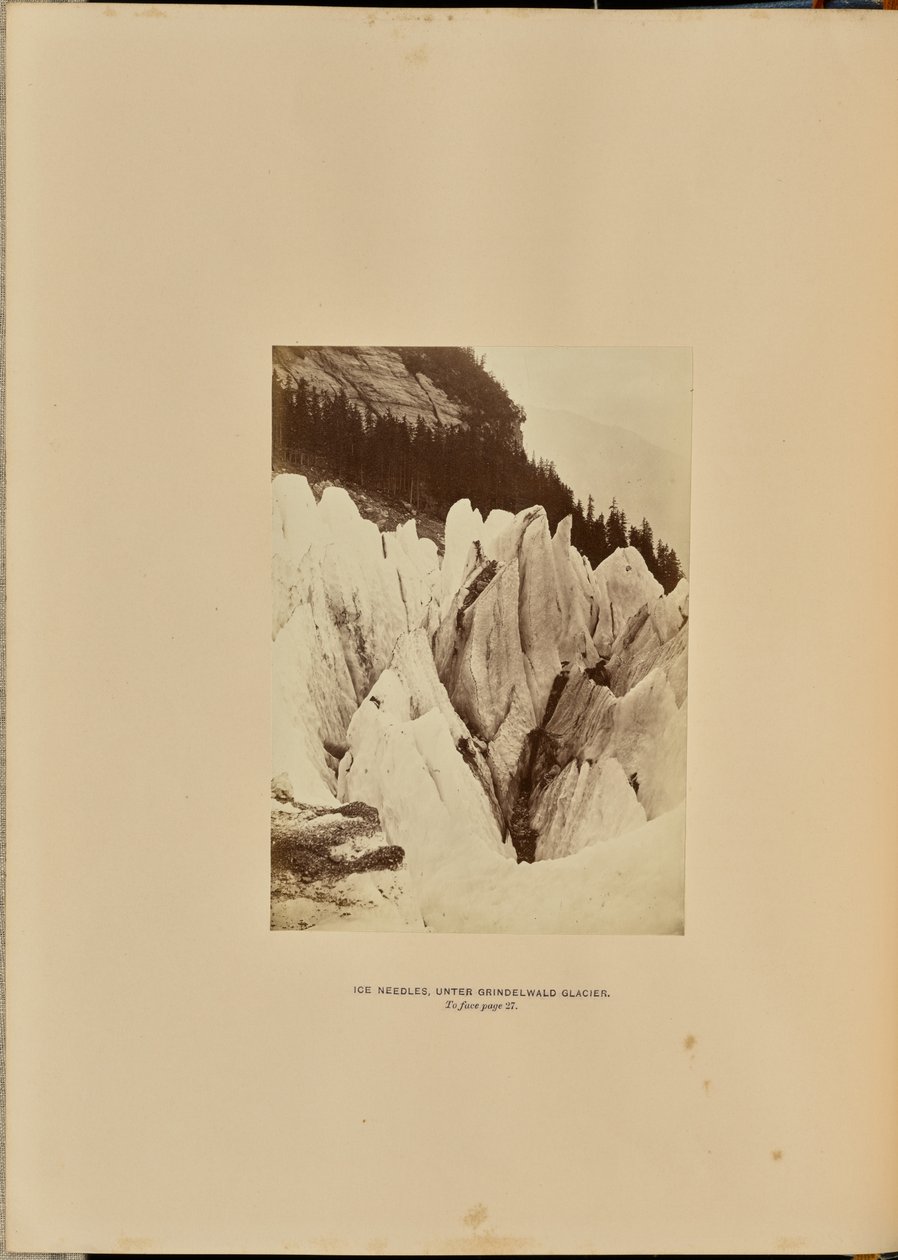 Ice Needles - Unter Grindelwald Glacier by Ernest H. Edwards