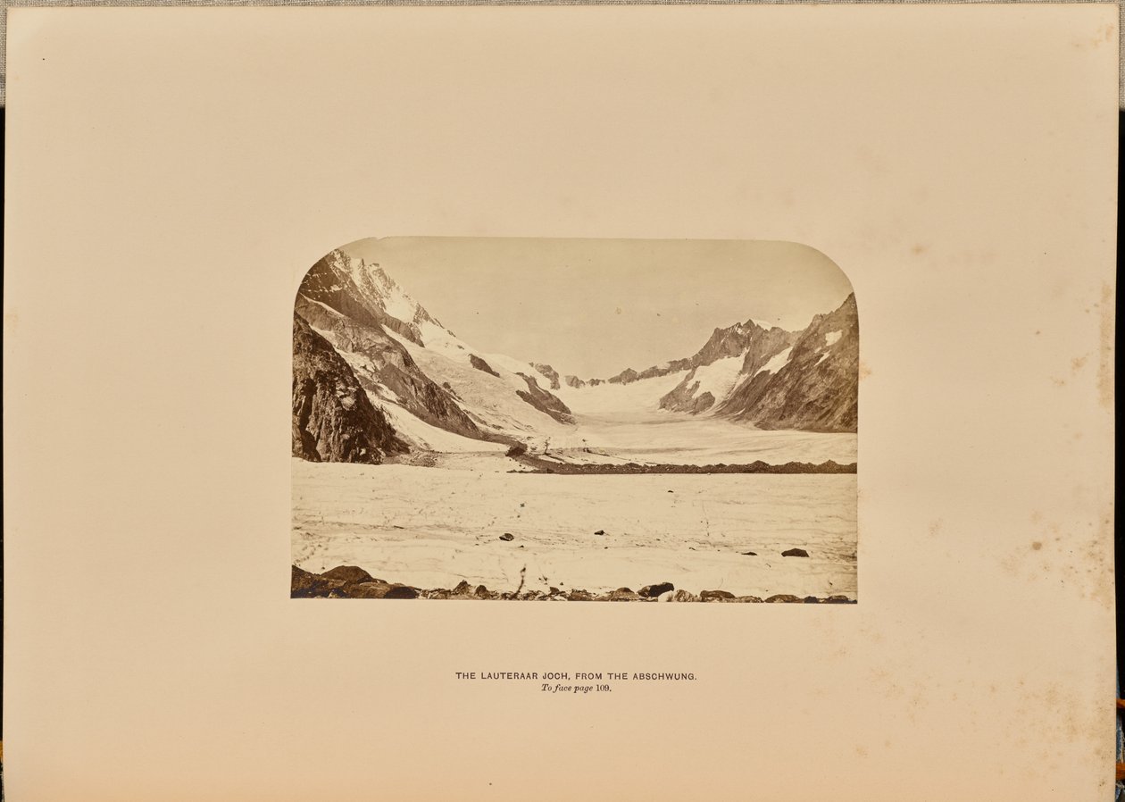 The Lauteraar Joch from the Abschwung by Ernest H. Edwards