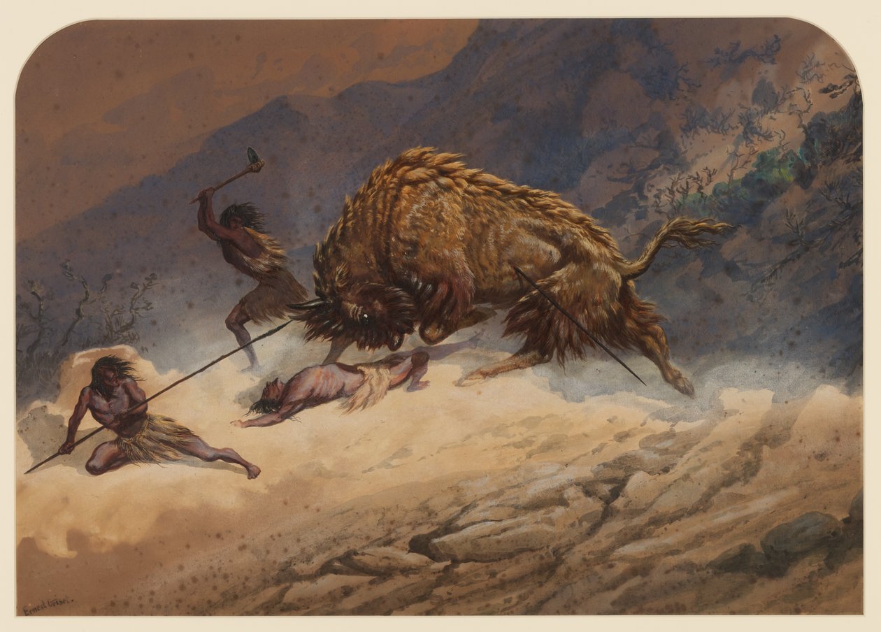 Hunting by Ernest Henry Griset