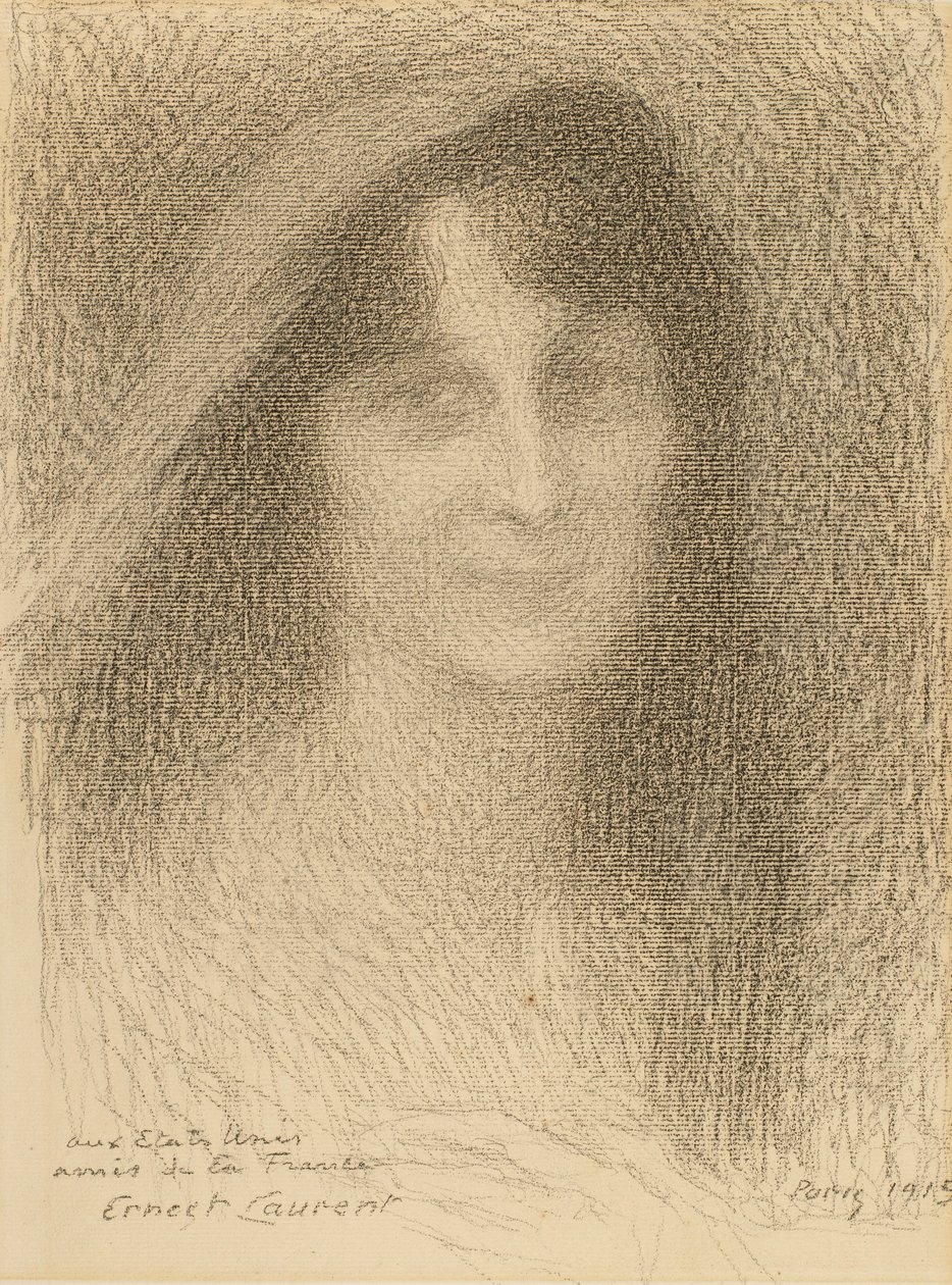 Female Head by Ernest Joseph Laurent
