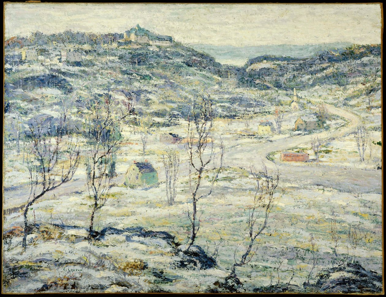 Harlem Valley, Winter by Ernest Lawson