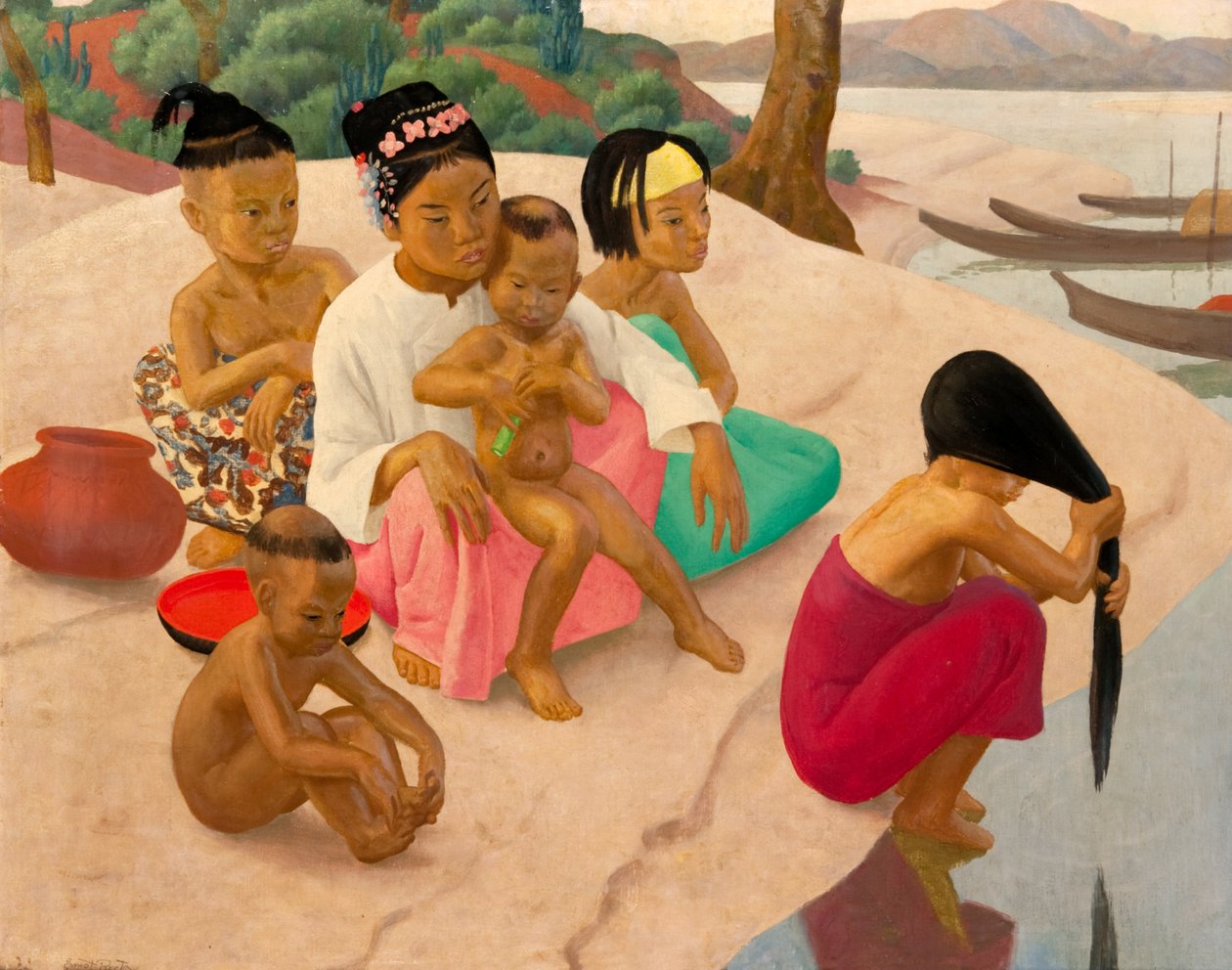 On the Banks of the Irawaddy by Ernest Procter