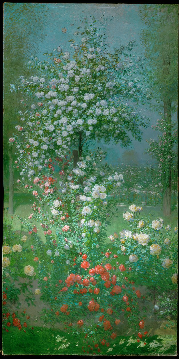 Rose Bush by Ernest Quost