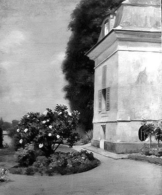The Garden and House at Queue-en-Brie by Ernest Rouart