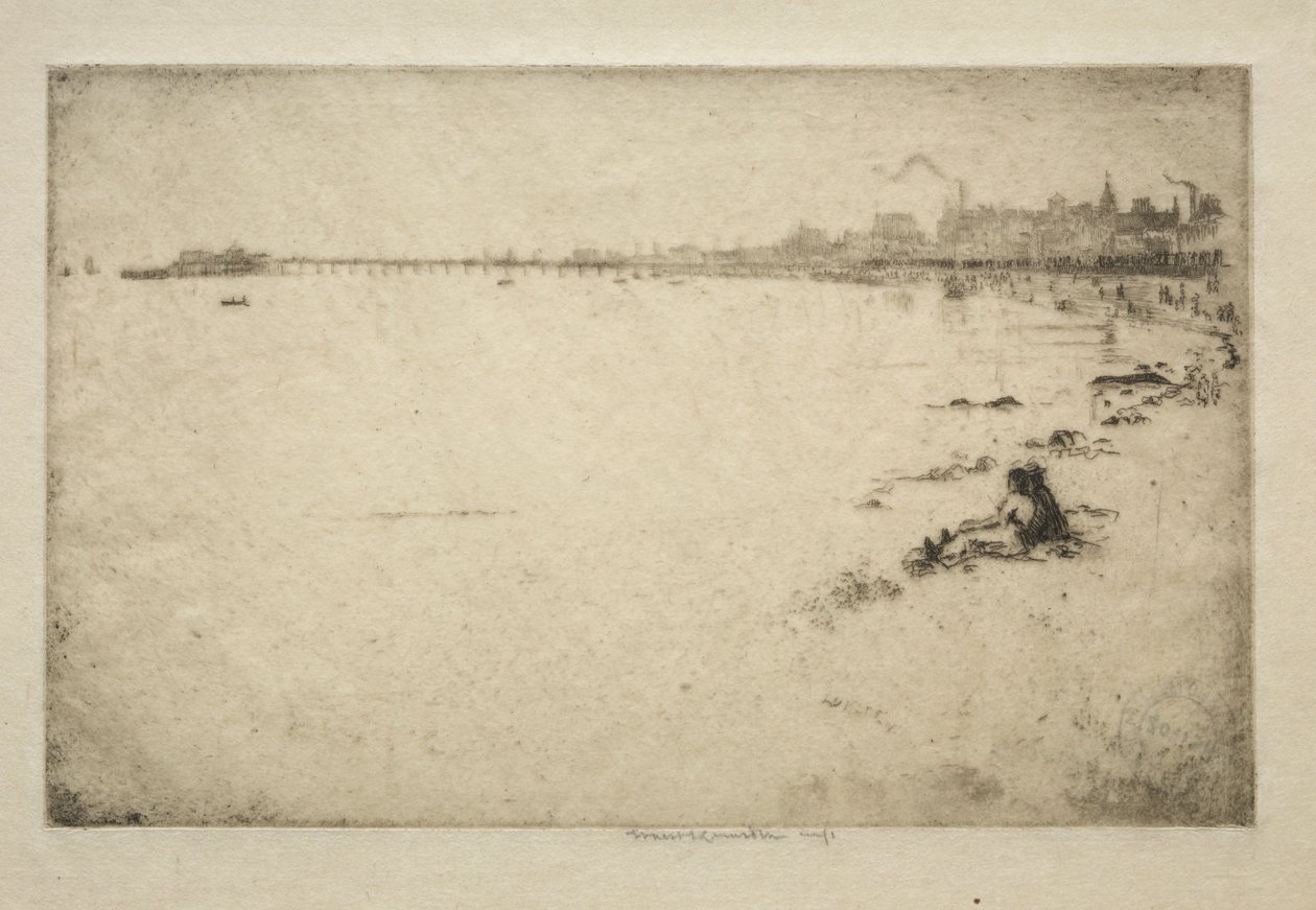 The Pier by Ernest Stephen Lumsden
