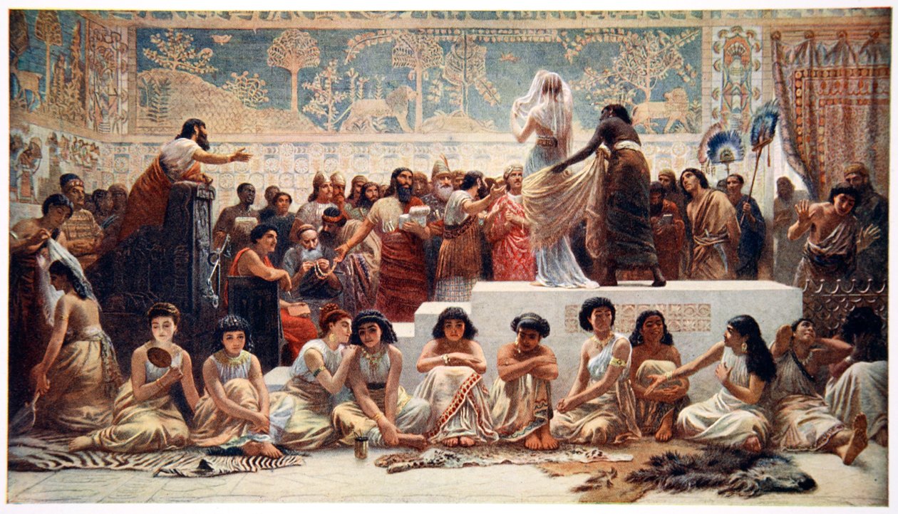 The Babylonian Marriage Market by Ernest Wellcousins