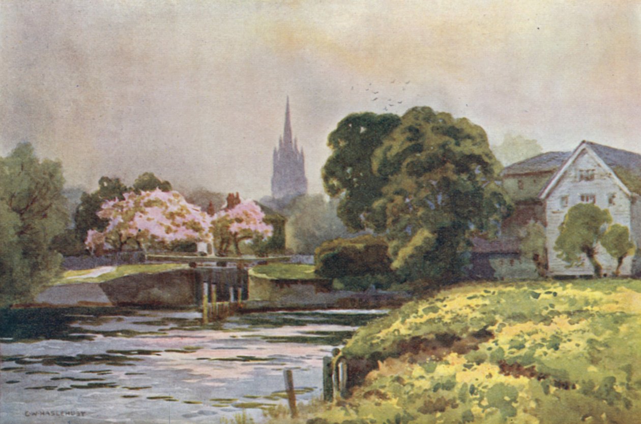 Marlow Lock by Ernest William Haslehust