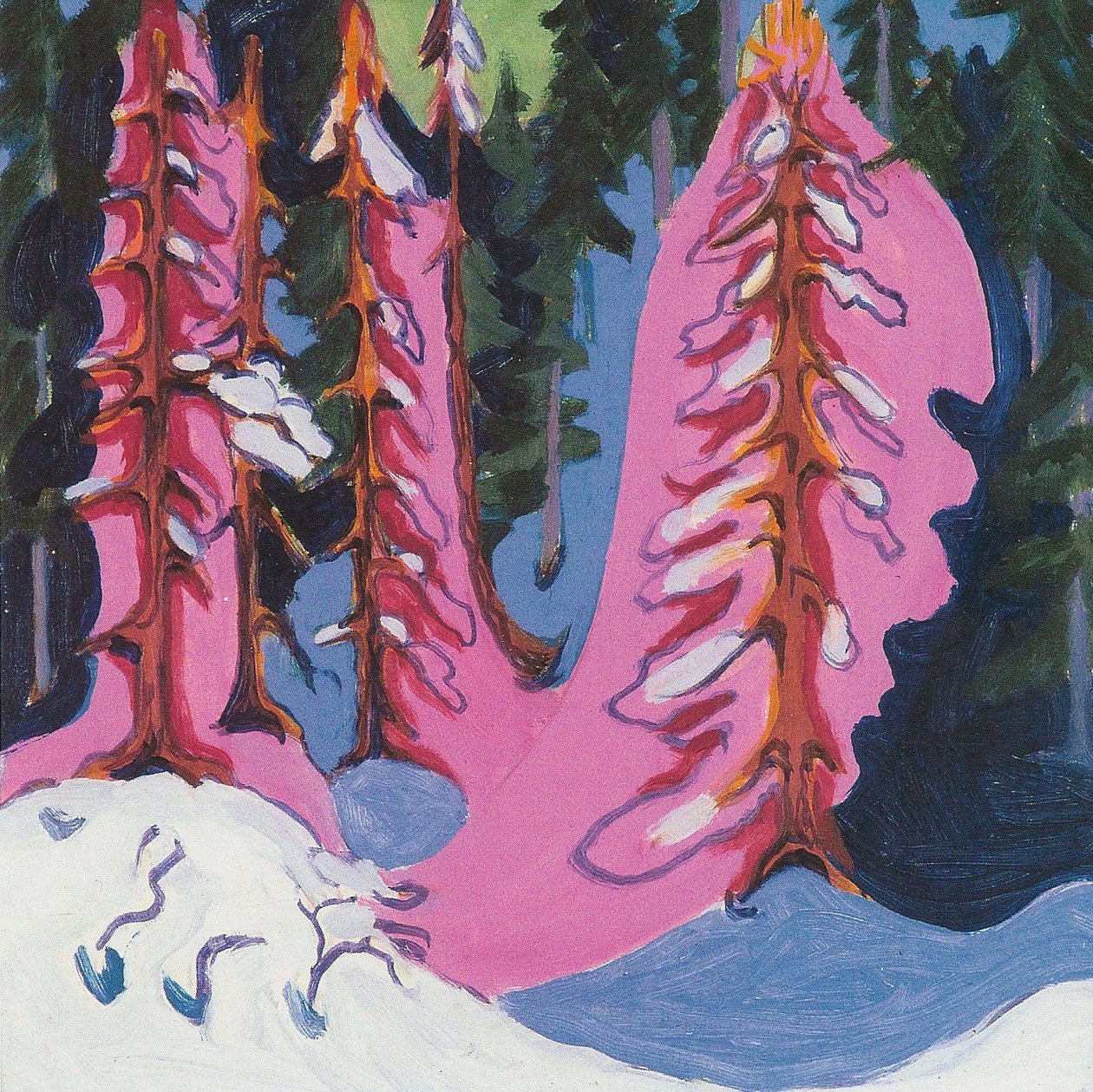 At the Edge of the Forest by Ernst Ludwig Kirchner
