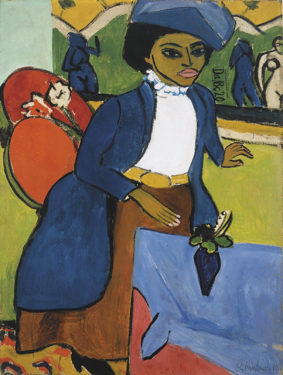 Portrait of a Woman by Ernst Ludwig Kirchner