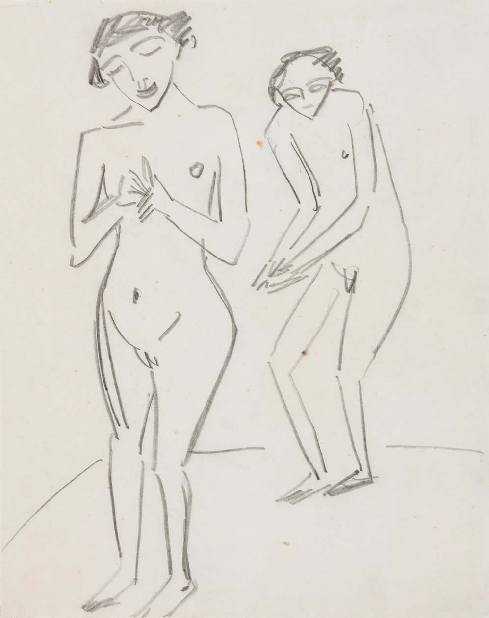 Man and Woman by Ernst Ludwig Kirchner