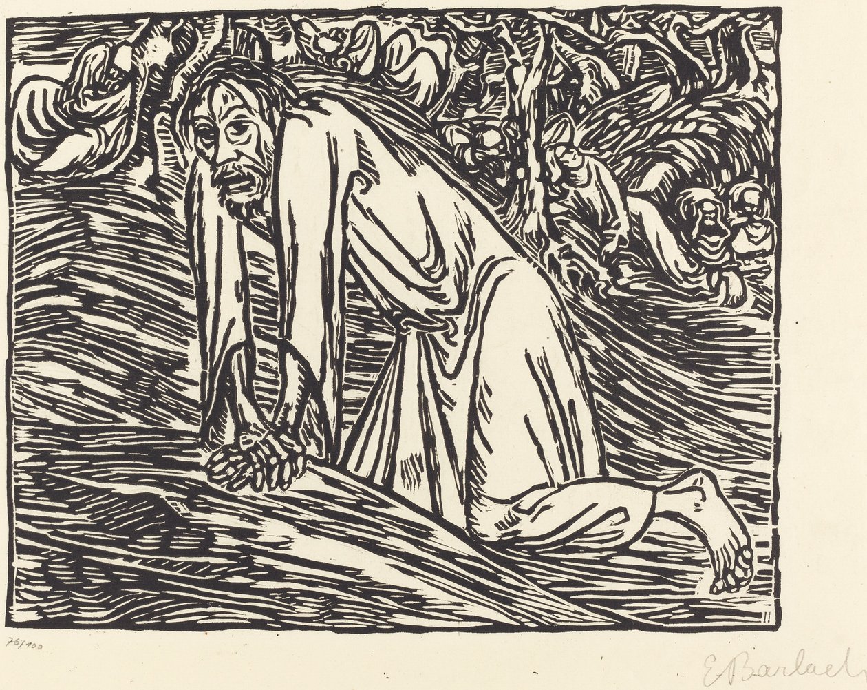 Christ in Gethsemane by Ernst Barlach