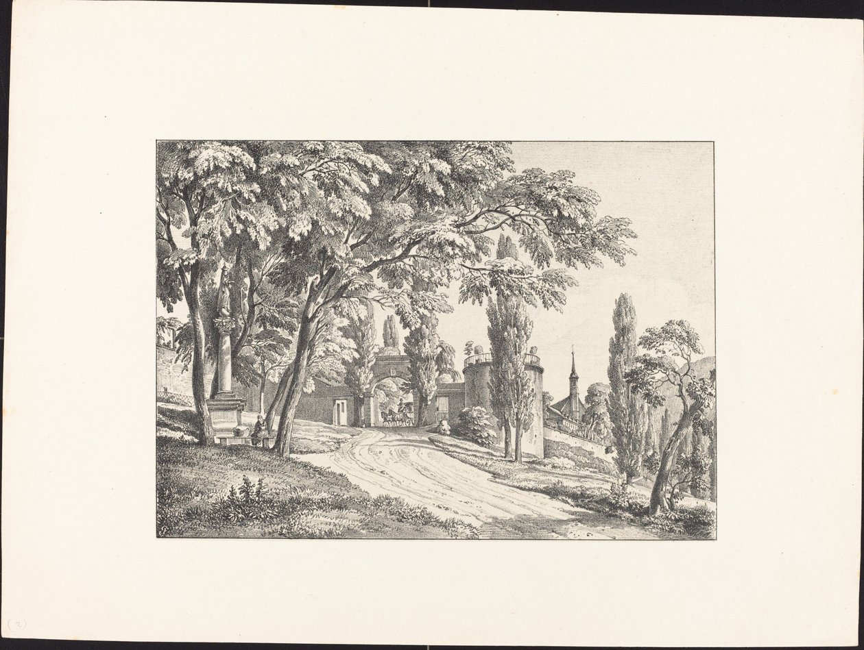 Entrance to the Convent Courtyard by Ernst Fries