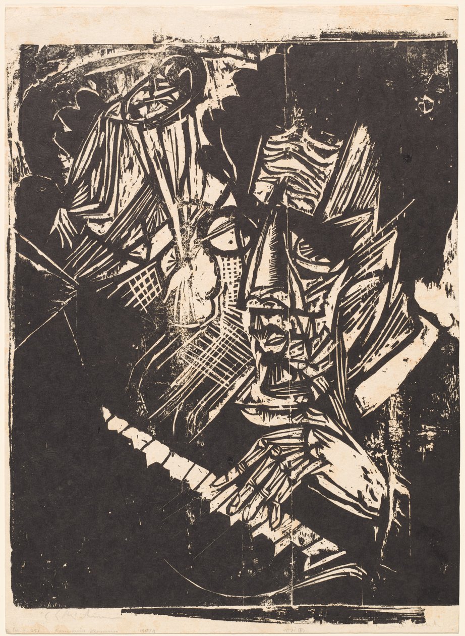 Composer Klemperer by Ernst Ludwig Kirchner