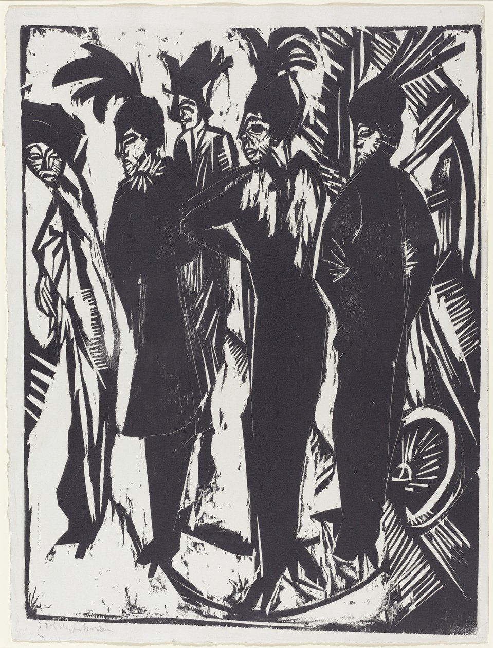 Five Women on the Street by Ernst Ludwig Kirchner