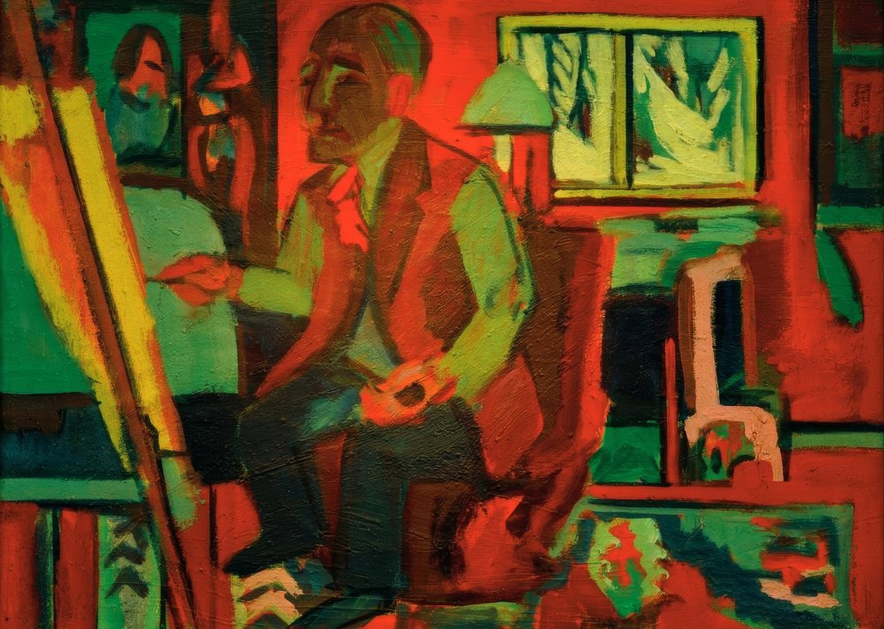 Dutchman in the Studio – Jan Wiegers by Ernst Ludwig Kirchner