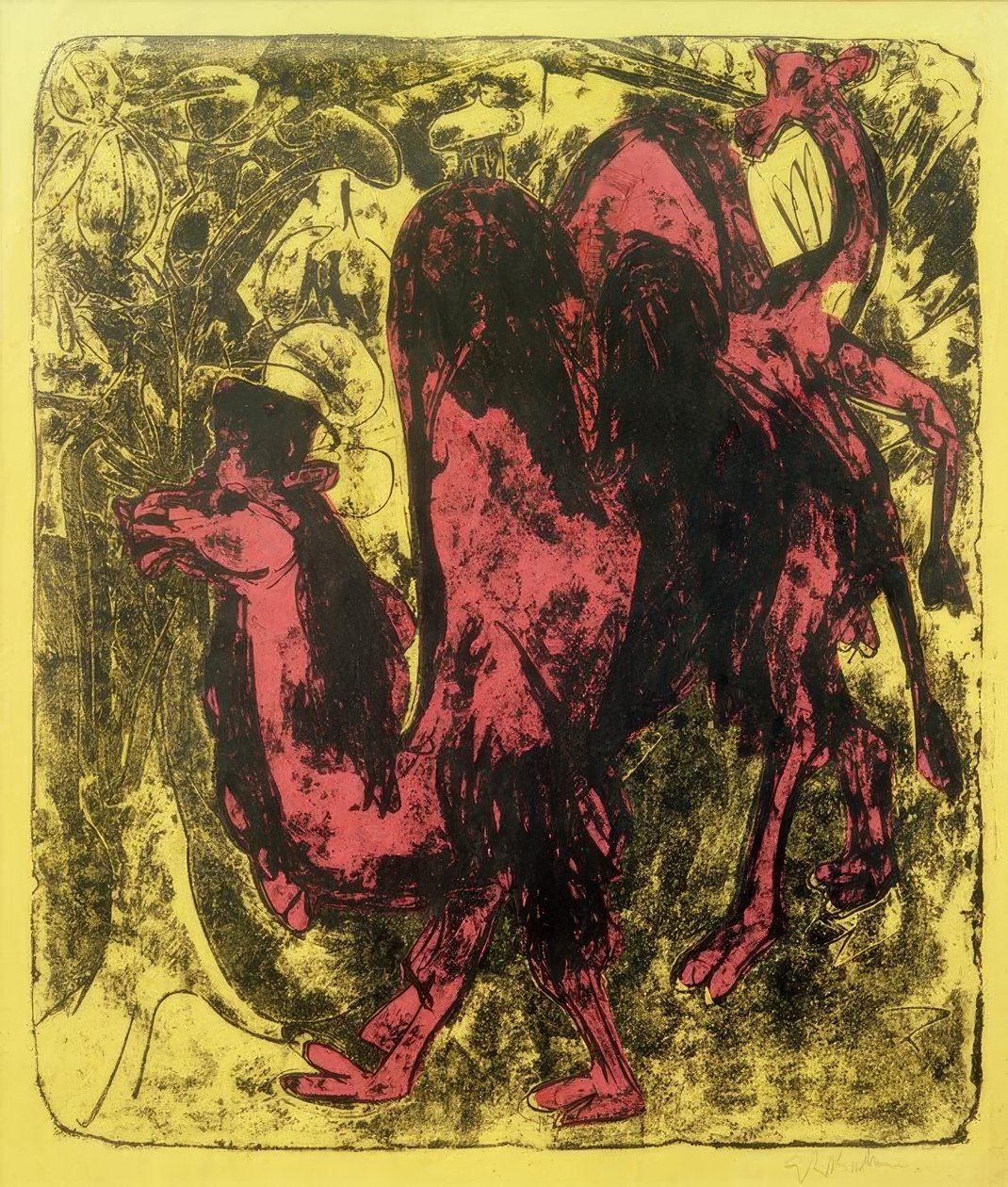 Camel and Dromedary by Ernst Ludwig Kirchner
