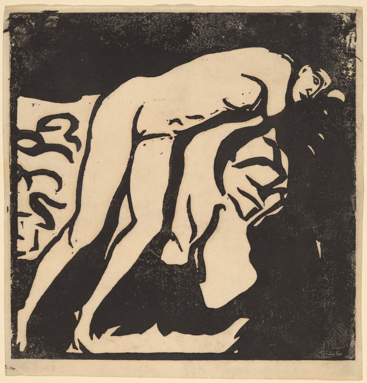 Nude Girl by Ernst Ludwig Kirchner