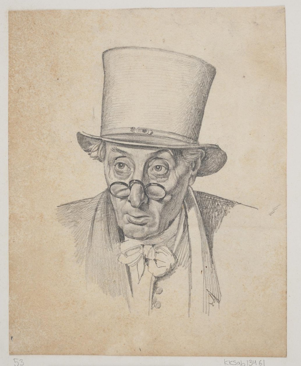 Study for the Head of a Letter Writer with Glasses by Ernst Meyer