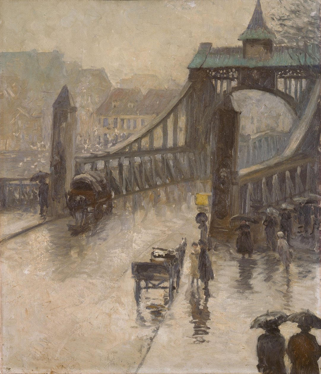 Weser Bridge by Ernst Müller Scheebel