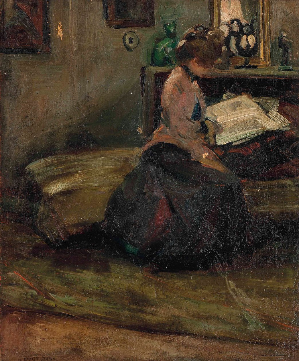 Lady Reading by Ernst Stern