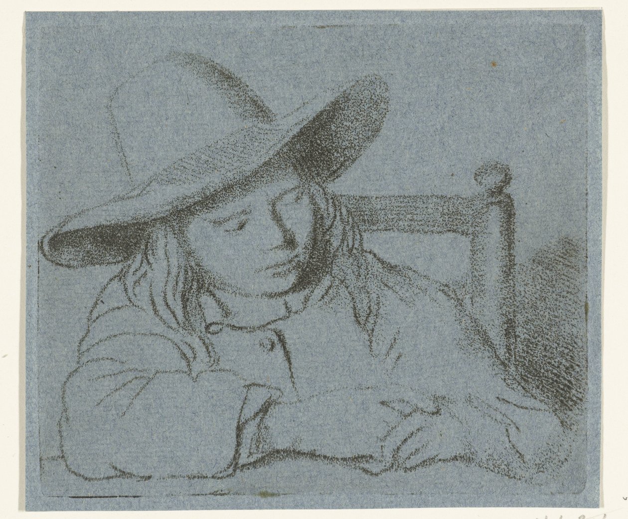 Sleeping Boy with Hat by Ernst Willem Jan Bagelaar