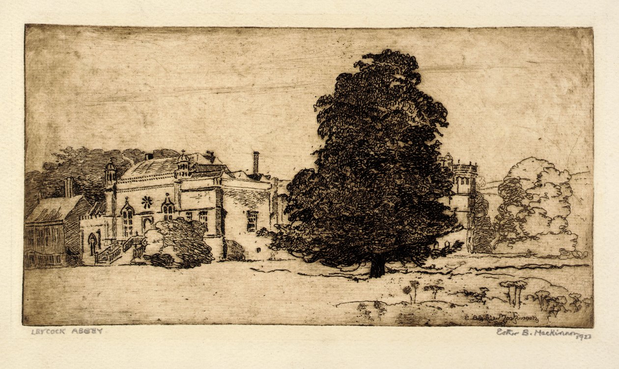 Leycock Abbey by Esther Blaikie MacKinnon