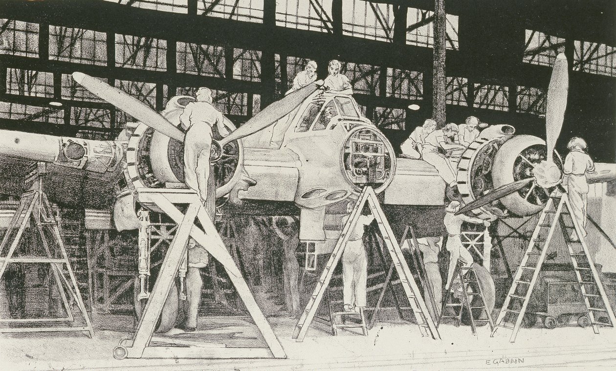 Building a Beaufort Fighter by Ethel Gabain